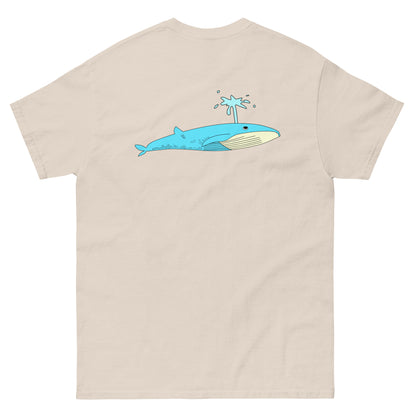 Conserve Blue Whale Words Tee